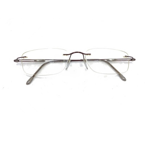 Silhouette 7663 40 6087 Titanium Brown Rimless Eyeglasses Frames 52-19 140 - Picture 13 of 13
